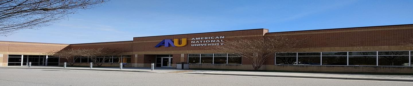 American National University banner